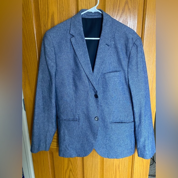H&M Suits & Blazers Hm Slimfit Light Blue Blazer Poshmark